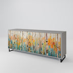 BIRCH KALEIDOSCOPE Sideboard mit 3 Türen in Grau