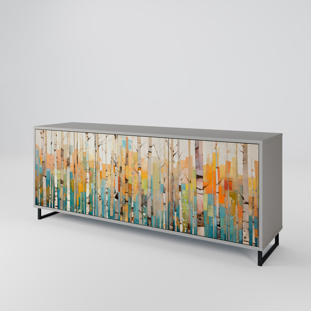BIRCH KALEIDOSCOPE 3-türiges Sideboard