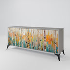 BIRCH KALEIDOSCOPE Sideboard mit 3 Türen in Grau