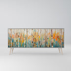BIRCH KALEIDOSCOPE Sideboard mit 3 Türen in Grau