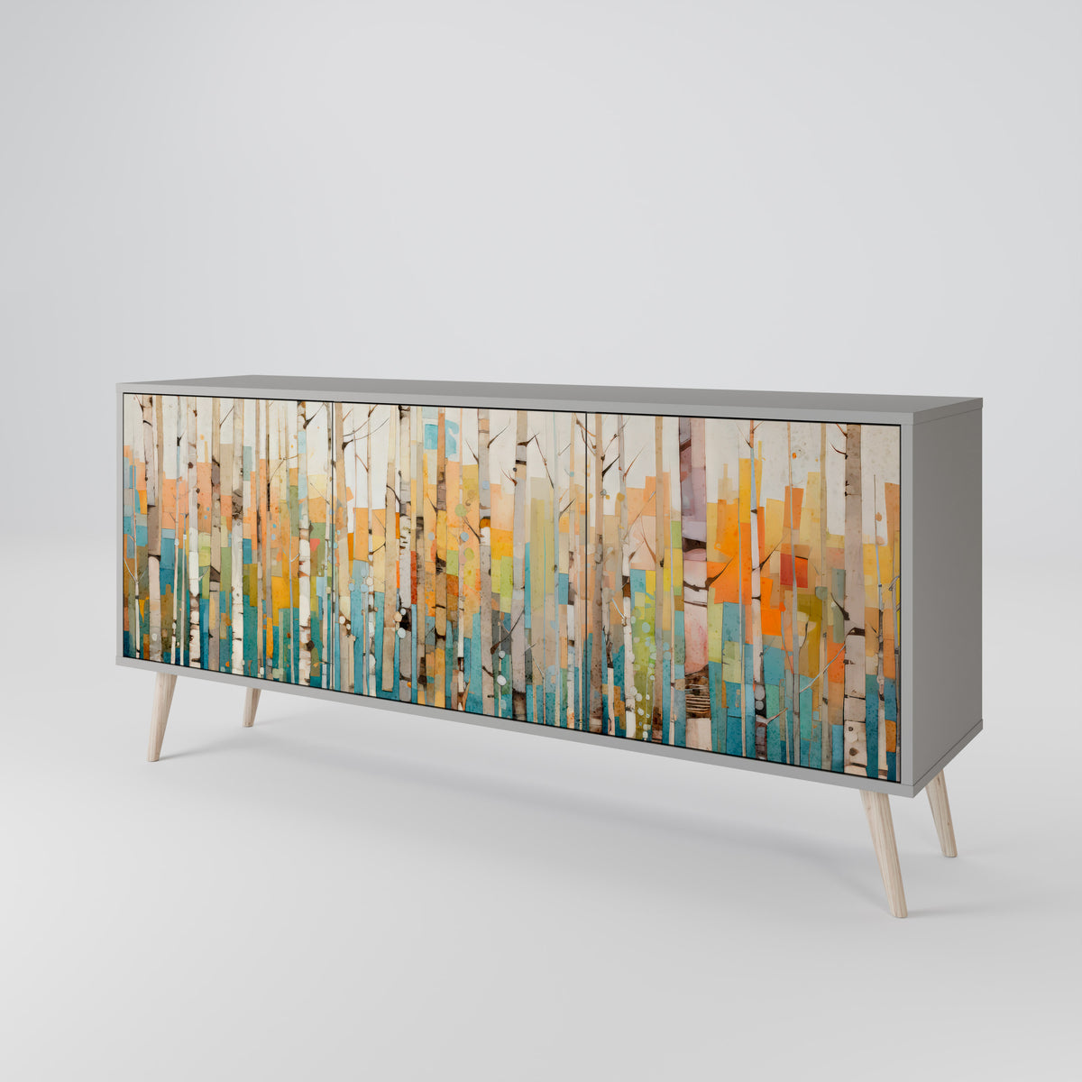 BIRCH KALEIDOSCOPE 3-türiges Sideboard