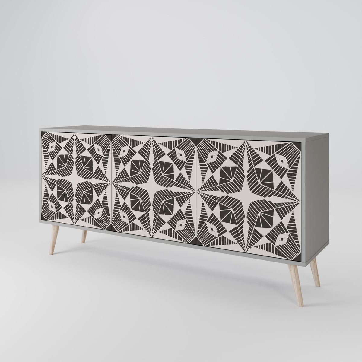 MONOCHROME NEXUS 3-türiges Sideboard