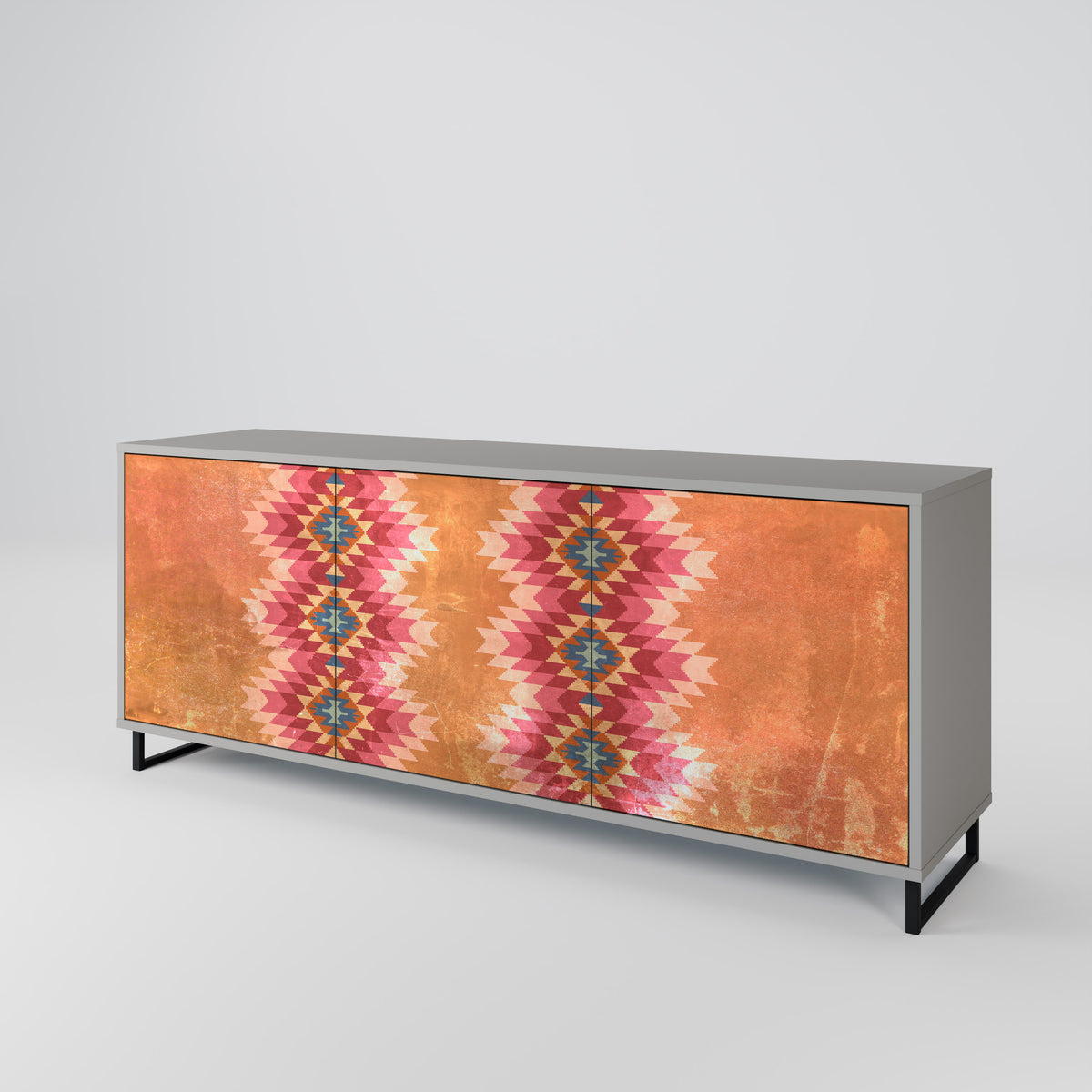 INDIAN FOLK 3-türiges Sideboard