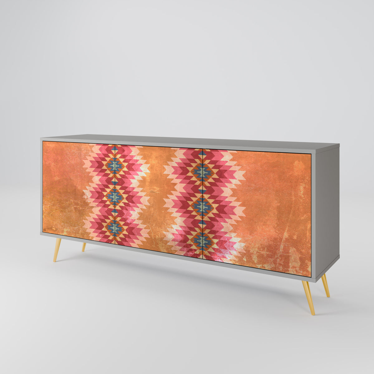 INDIAN FOLK 3-türiges Sideboard