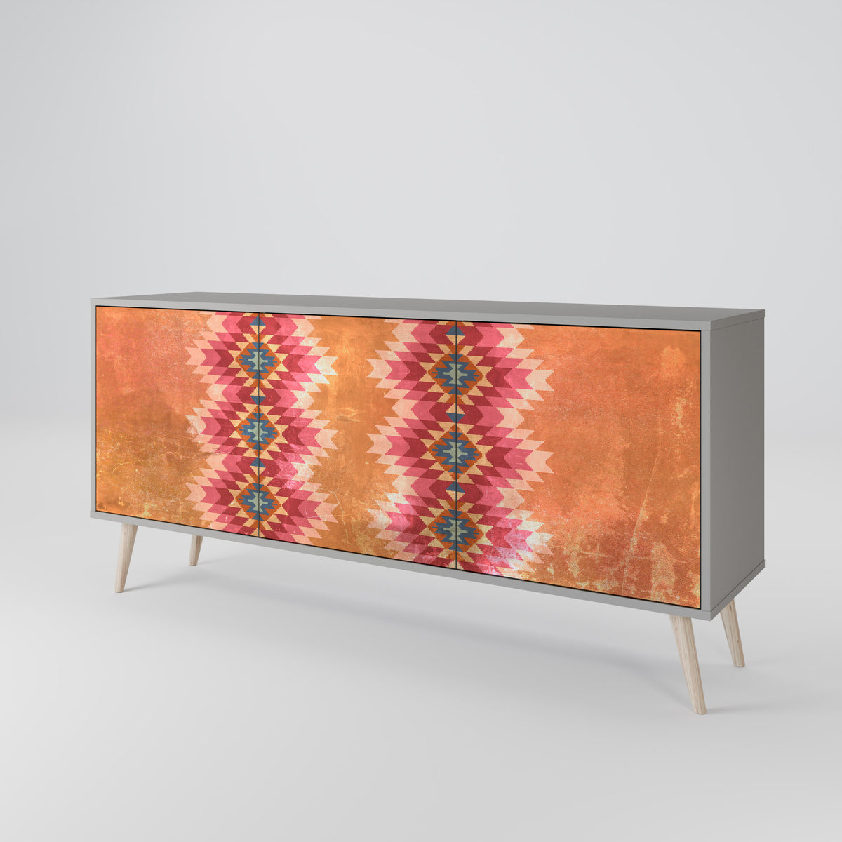 INDIAN FOLK 3-türiges Sideboard