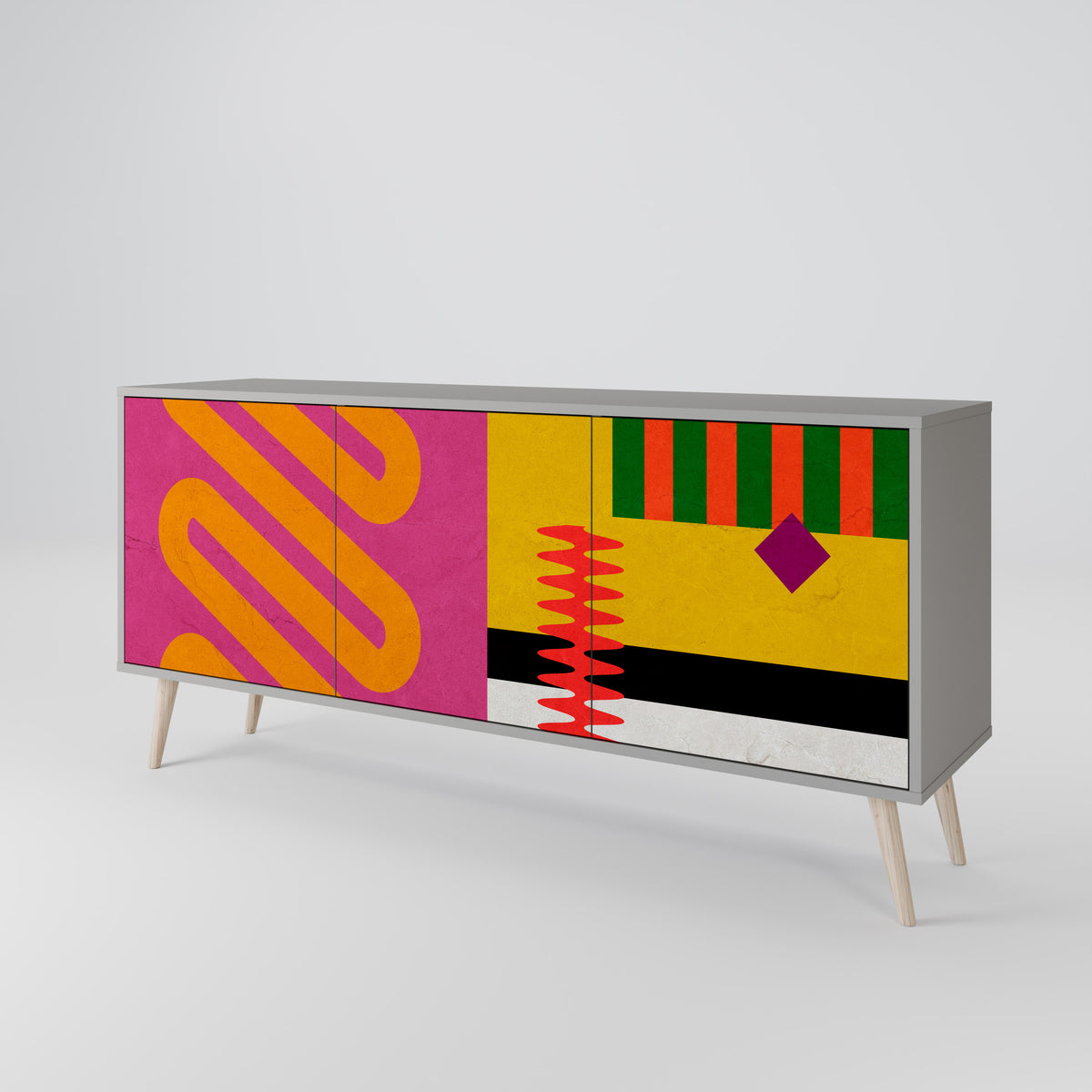 VIVID ART 3-türiges Sideboard