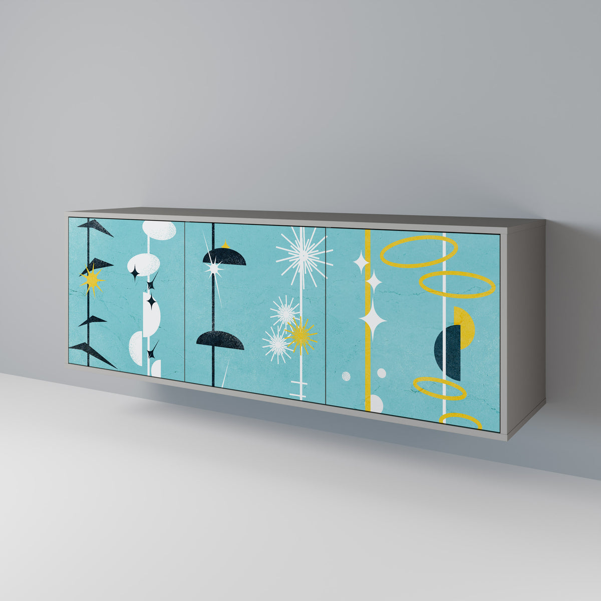 PATHS TO HAPPINESS 3-türiges Sideboard
