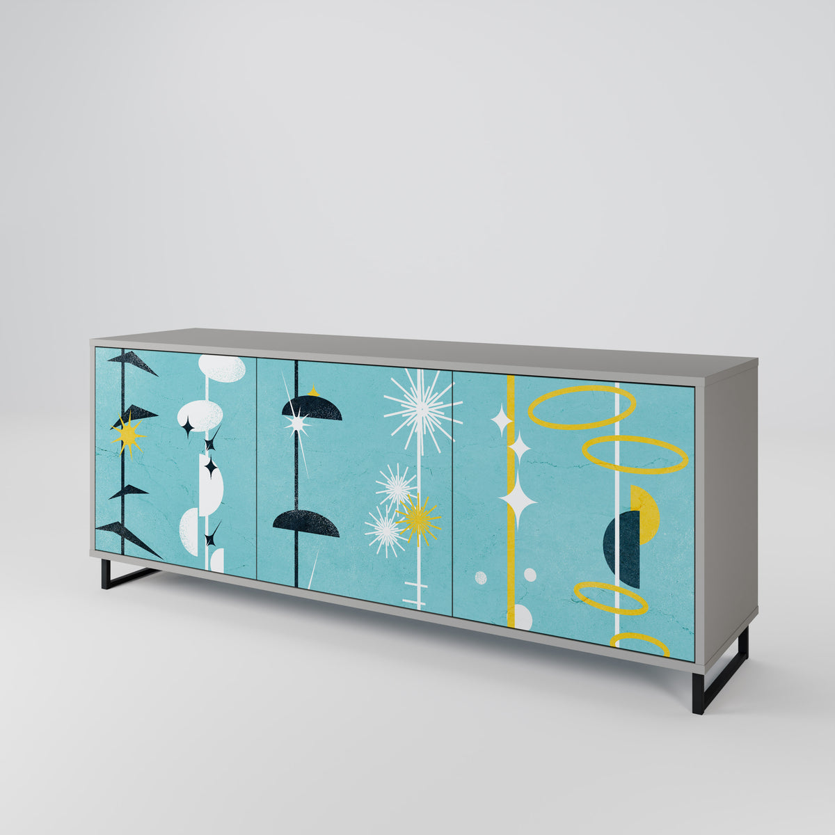 PATHS TO HAPPINESS 3-türiges Sideboard