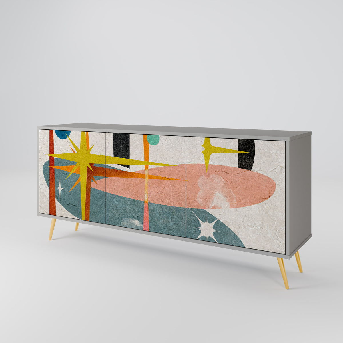 INTERSTELLAR VIBES 3-türiges Sideboard