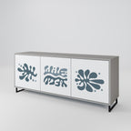 WONDERLAND VEGETATION Sideboard mit 3 Türen in Grau