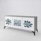 WONDERLAND VEGETATION Sideboard mit 3 Türen in Grau