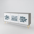 WONDERLAND VEGETATION Sideboard mit 3 Türen in Grau