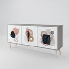 COLORFUL SHAPES Sideboard mit 3 Türen in Grau