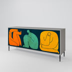 TOGETHER BUT SEPARATELY Sideboard mit 3 Türen in Grau