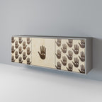 SEE MORE Sideboard mit 3 Türen in Grau