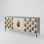 SEE MORE Sideboard mit 3 Türen in Grau