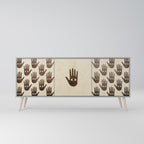 SEE MORE Sideboard mit 3 Türen in Grau