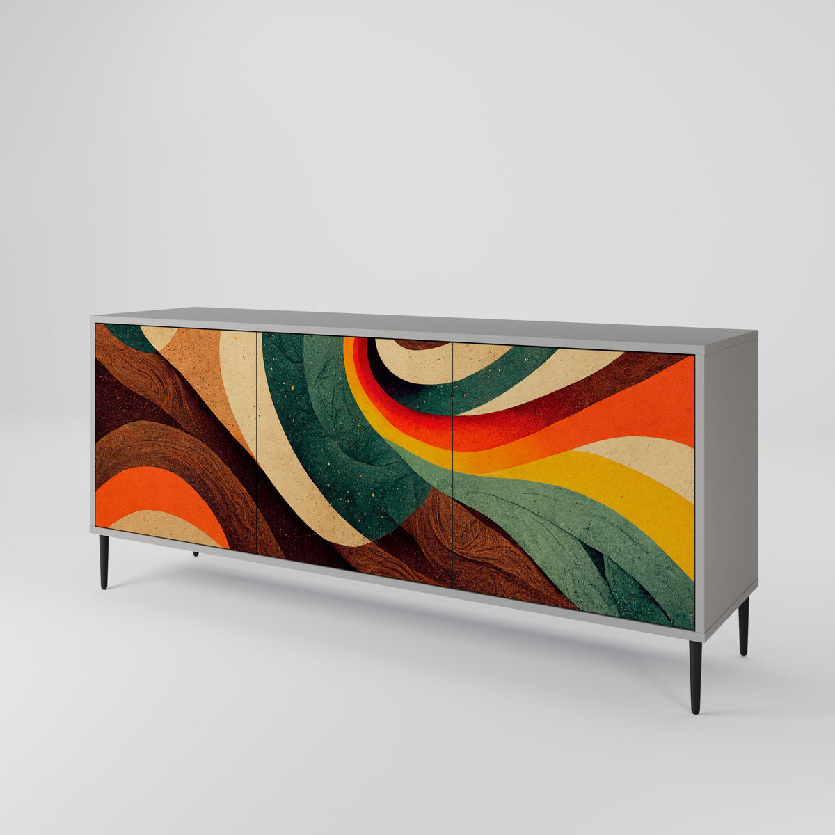 COLORFUL STRANDS 3-türiges Sideboard
