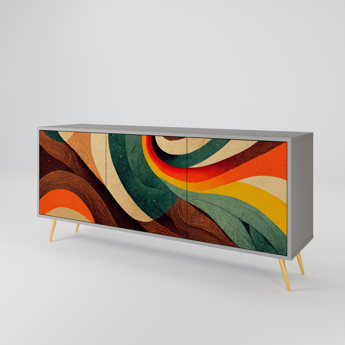 COLORFUL STRANDS 3-türiges Sideboard