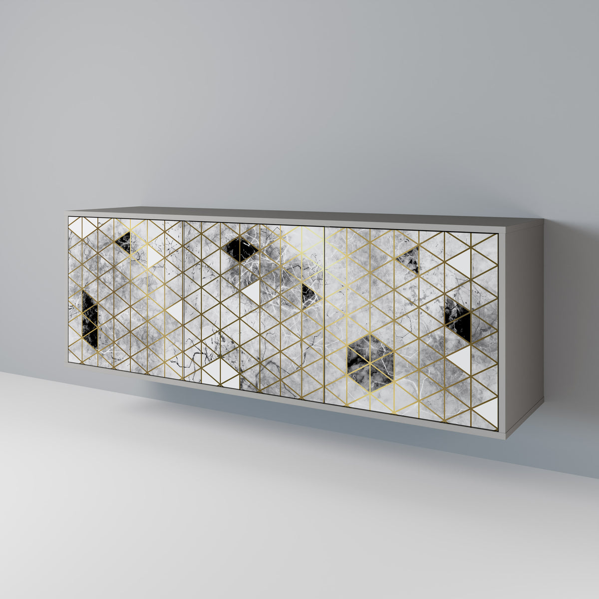 ASHEN ARIA 3-türiges Sideboard