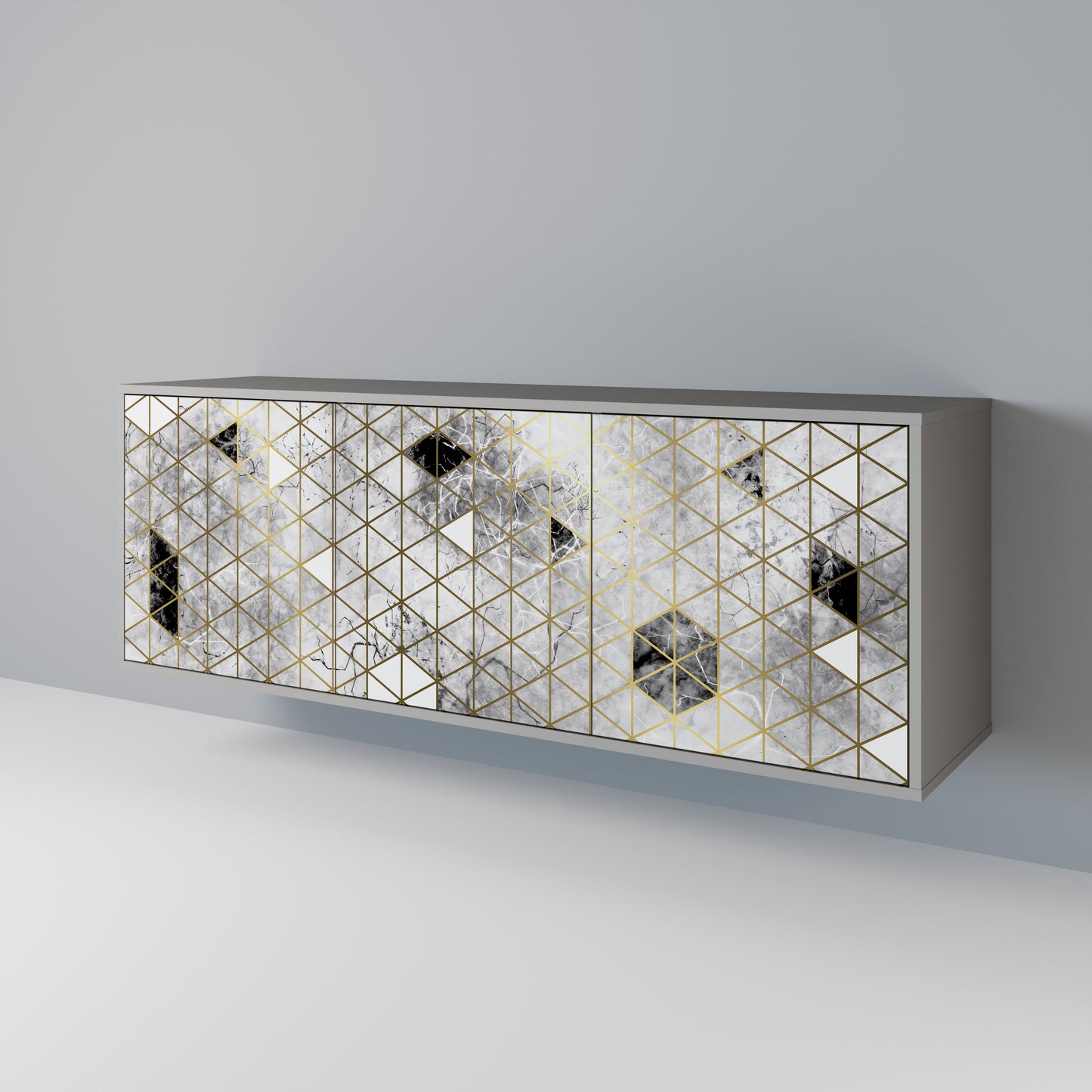 ASHEN ARIA 3-türiges Sideboard