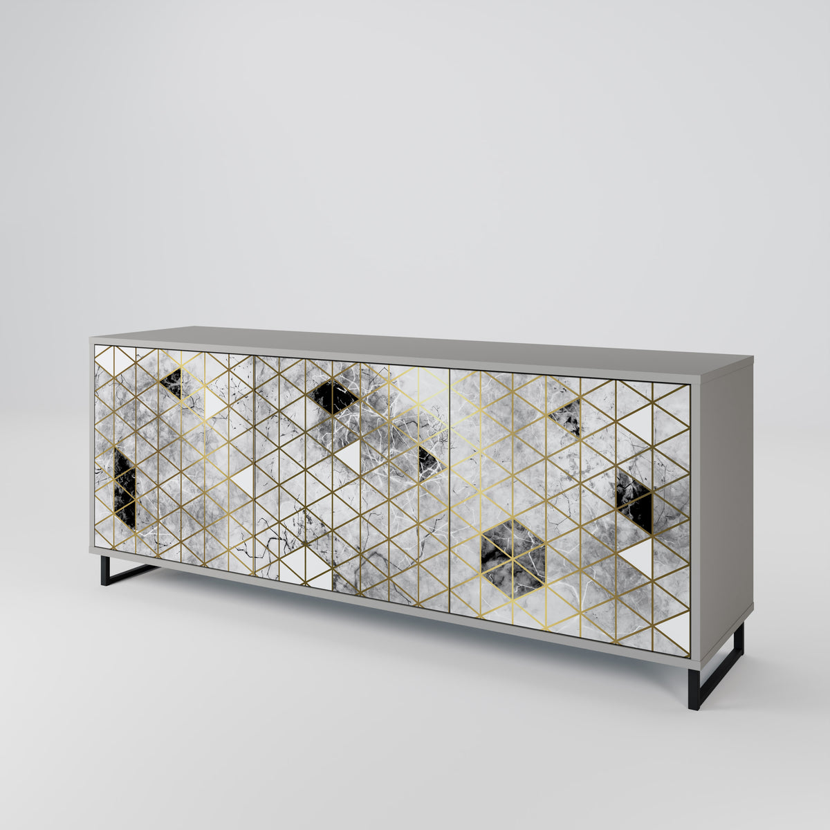 ASHEN ARIA 3-türiges Sideboard