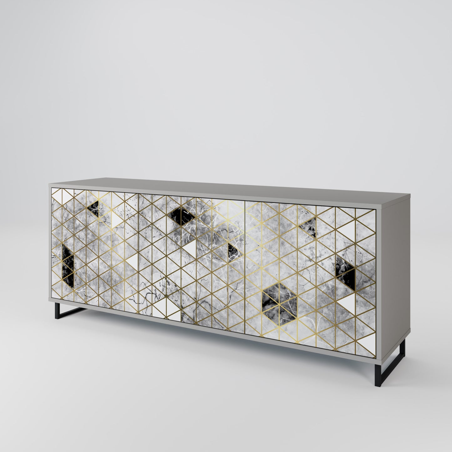 ASHEN ARIA 3-türiges Sideboard