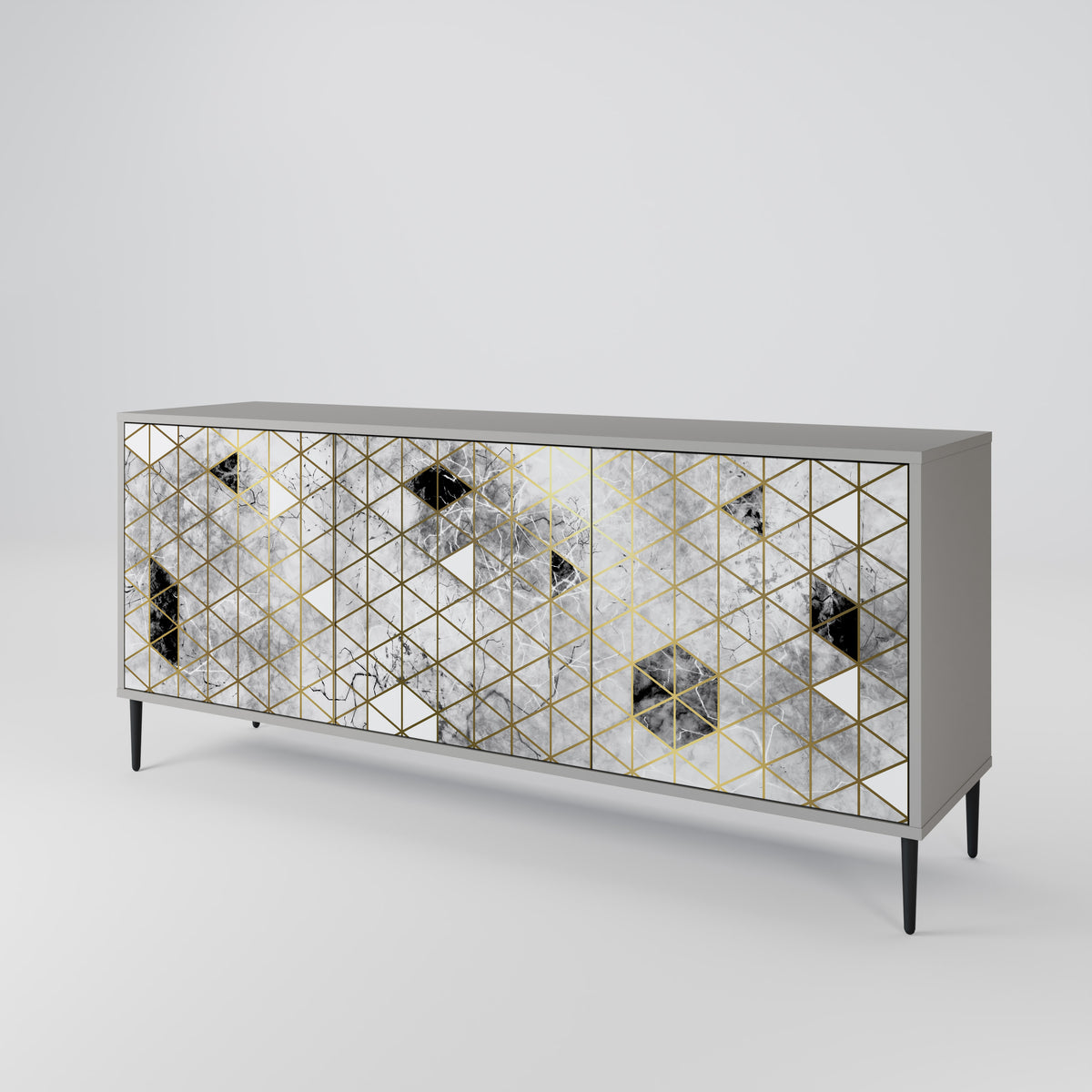 ASHEN ARIA 3-türiges Sideboard