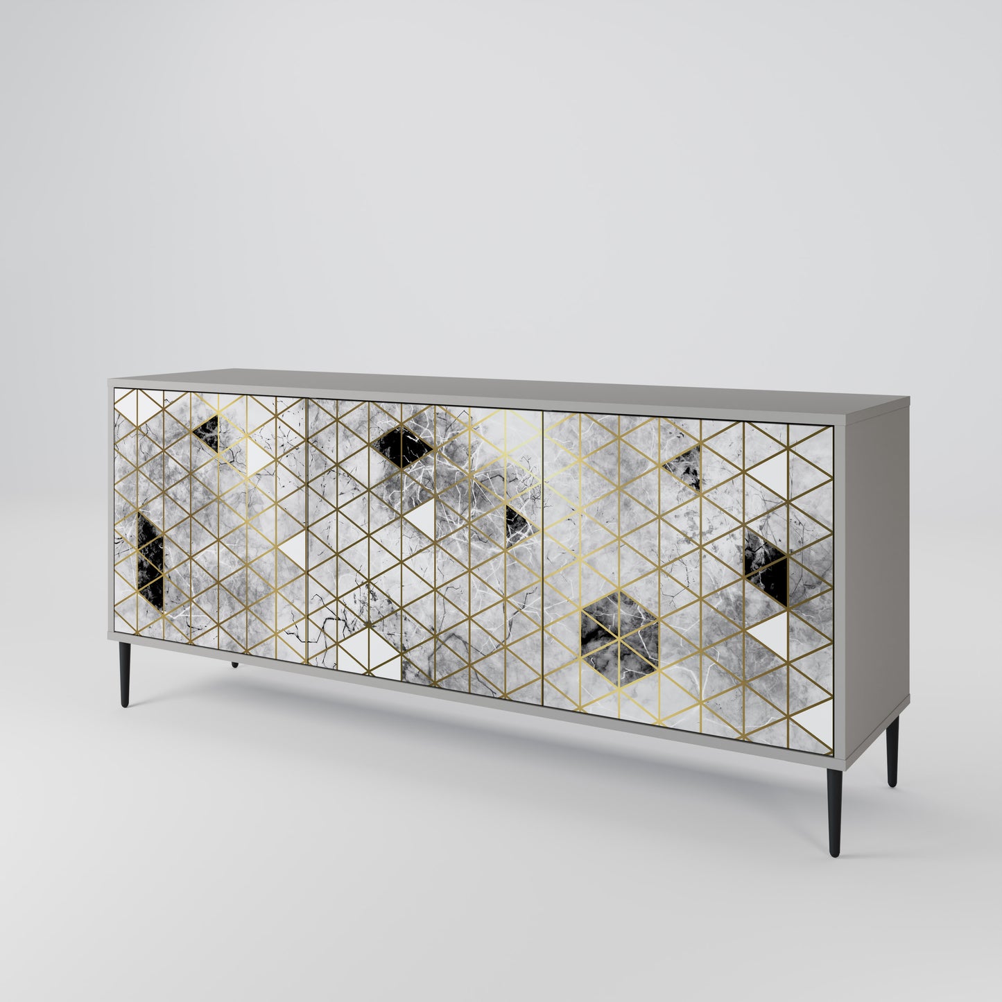 ASHEN ARIA 3-türiges Sideboard
