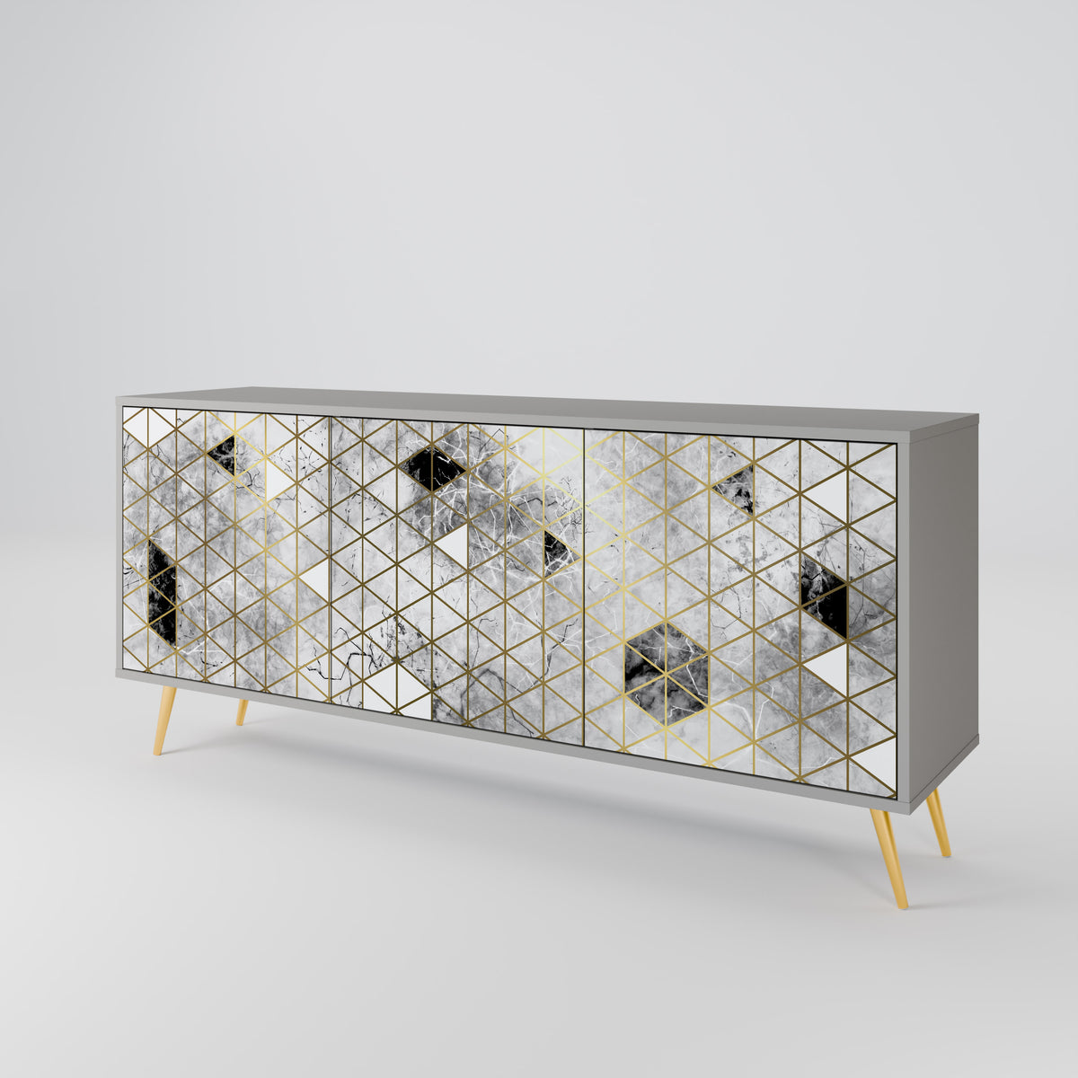 ASHEN ARIA 3-türiges Sideboard