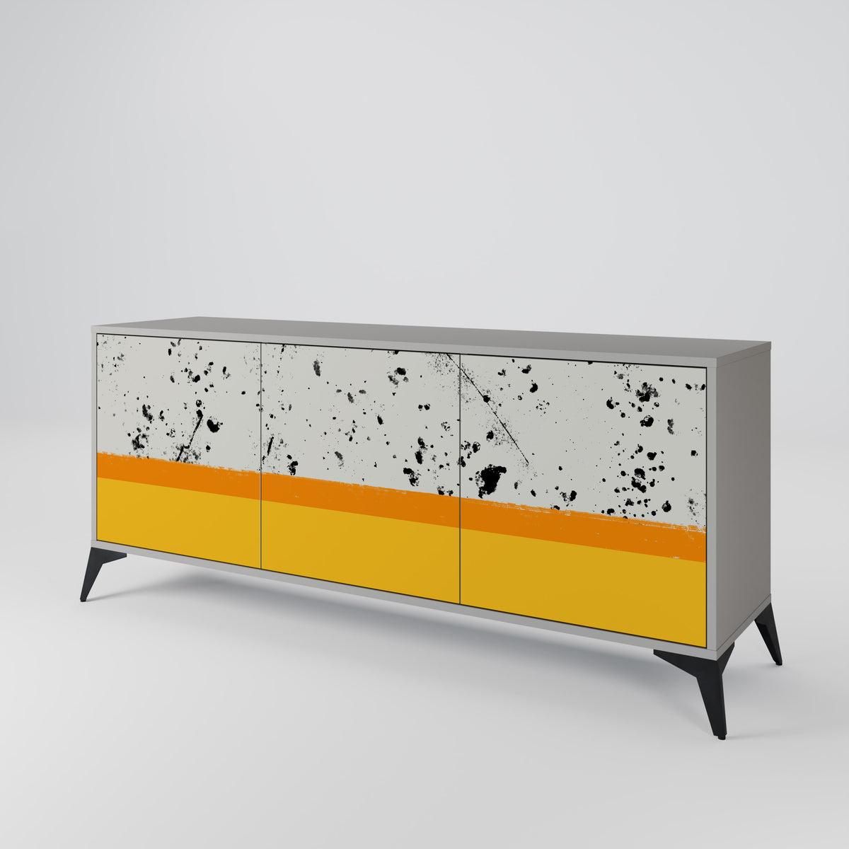 DYED BY ORANGE 3-türiges Sideboard