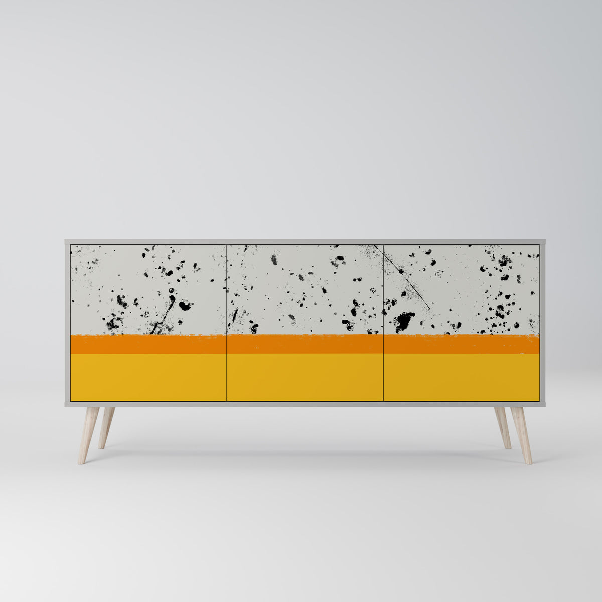 DYED BY ORANGE 3-türiges Sideboard