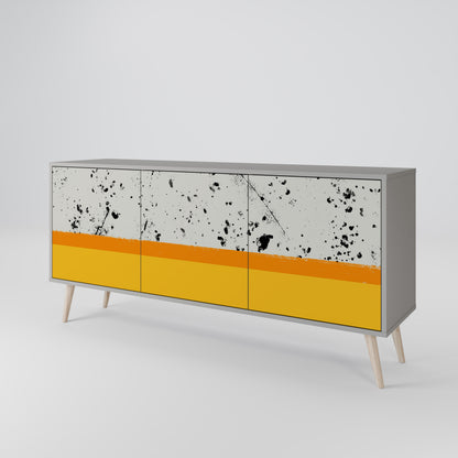 DYED BY ORANGE 3-türiges Sideboard