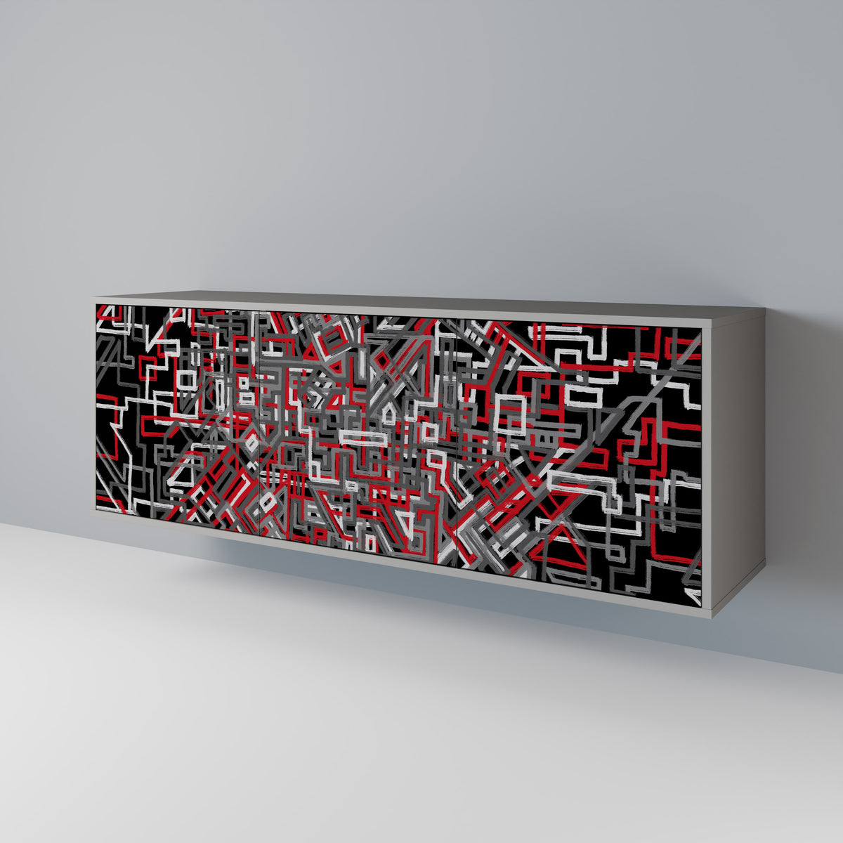 BROKEN LINES 3-türiges Sideboard
