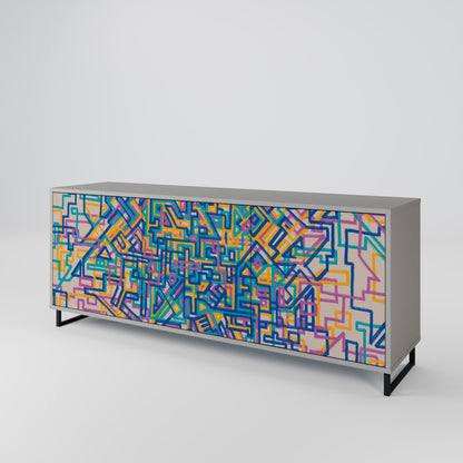 MEMORIES MAP 3-türiges Sideboard