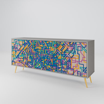 MEMORIES MAP 3-türiges Sideboard