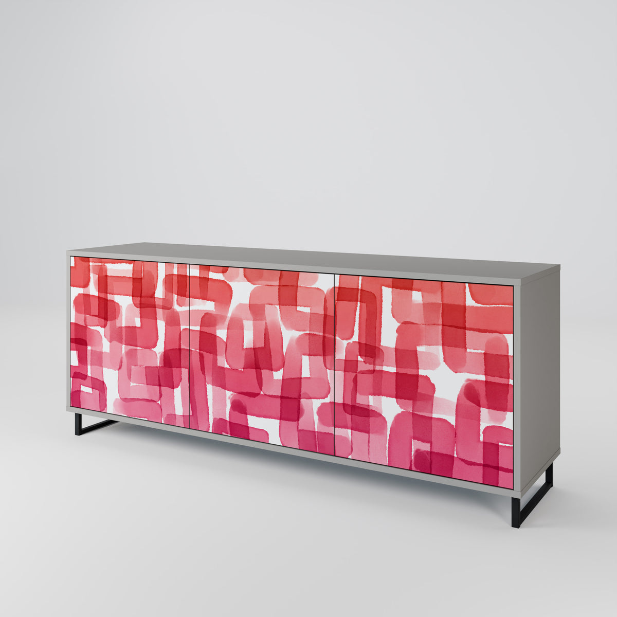 KALEIDOSCOPIC CUBISM 3-türiges Sideboard