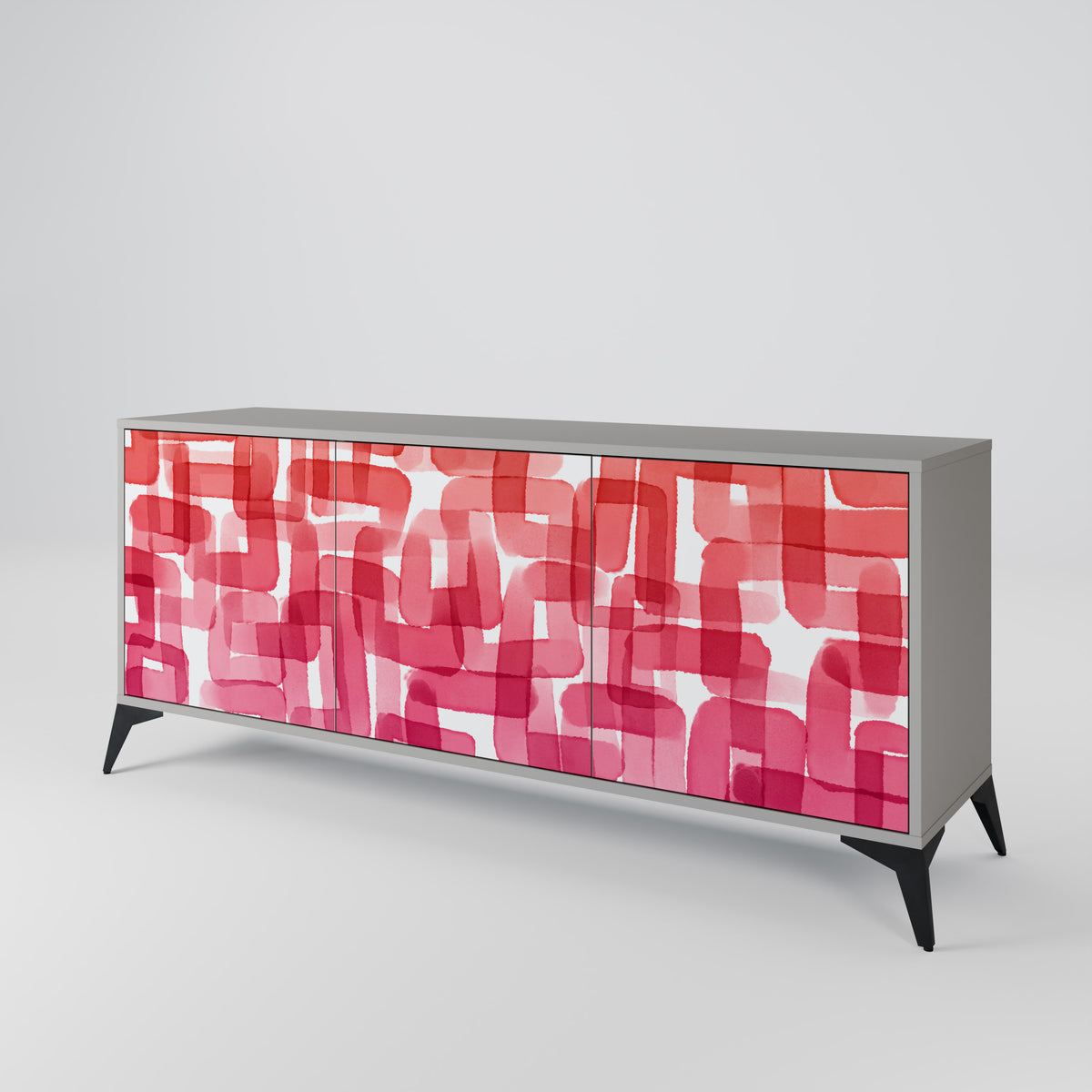 KALEIDOSCOPIC CUBISM 3-türiges Sideboard