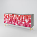KALEIDOSCOPIC CUBISM Sideboard mit 3 Türen in Grau