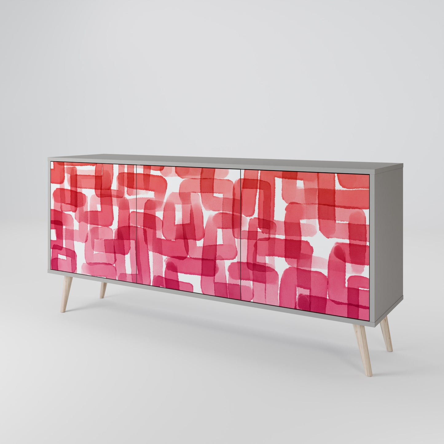 KALEIDOSCOPIC CUBISM 3-türiges Sideboard