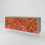 FLOATING THOUGHTS Sideboard mit 3 Türen in Grau