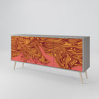 FLOATING THOUGHTS Sideboard mit 3 Türen in Grau