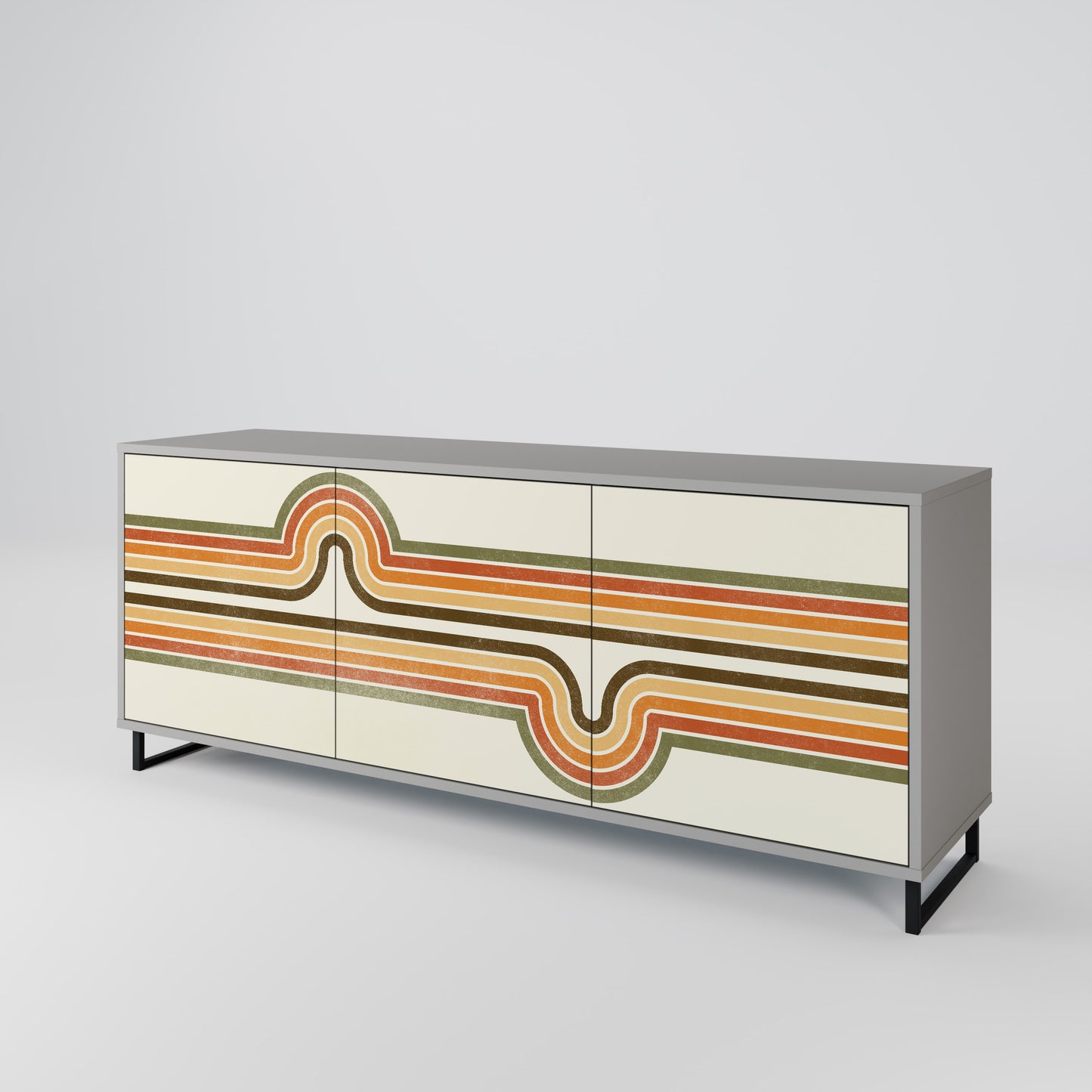 EXCEPTIONAL STREAM 3-türiges Sideboard
