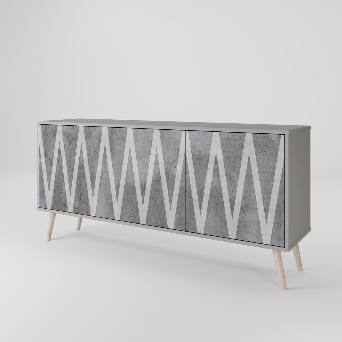 SOLID ZIG ZAG 3-türiges Sideboard