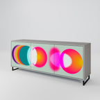 SYMPHONY OF COLORS Sideboard mit 3 Türen in Grau