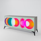 SYMPHONY OF COLORS Sideboard mit 3 Türen in Grau