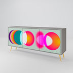 SYMPHONY OF COLORS Sideboard mit 3 Türen in Grau