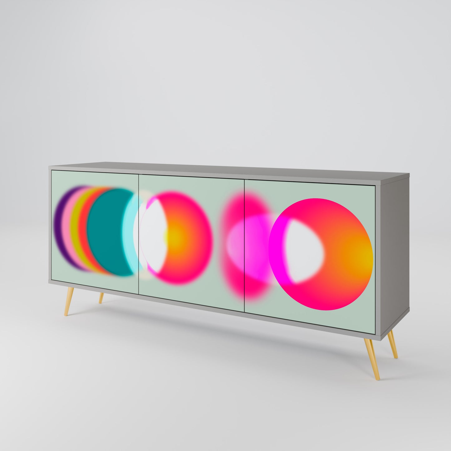 SYMPHONY OF COLORS 3-türiges Sideboard