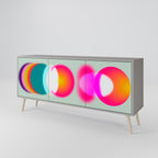 SYMPHONY OF COLORS Sideboard mit 3 Türen in Grau