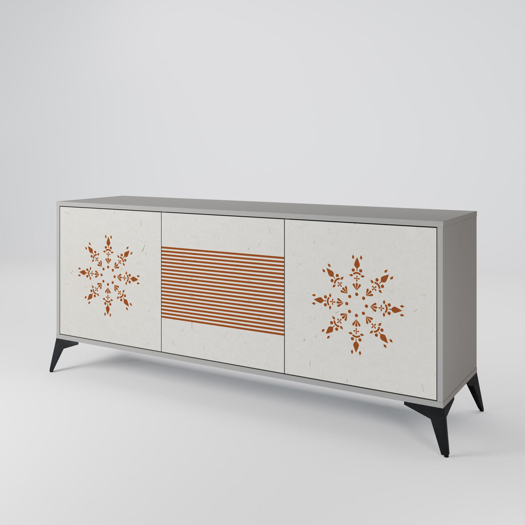 DAILY HARMONY 3-türiges Sideboard in grauem Finish